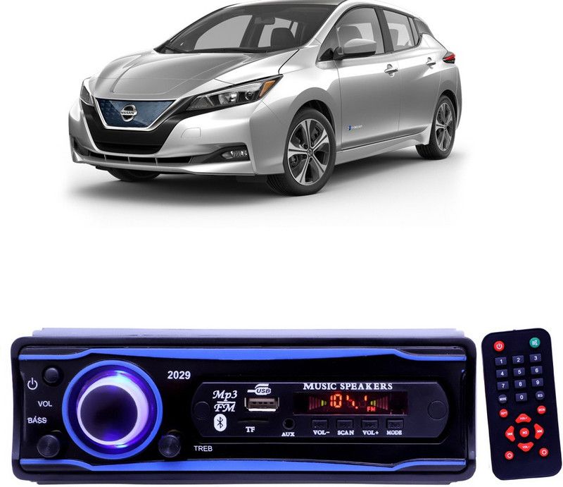 EverLand Blue 2029 USB/AUX/SD/BLUETOOTH/FM/MP3 BOOM MASTER STANDARD- E 440 Car Stereo  (Single Din)