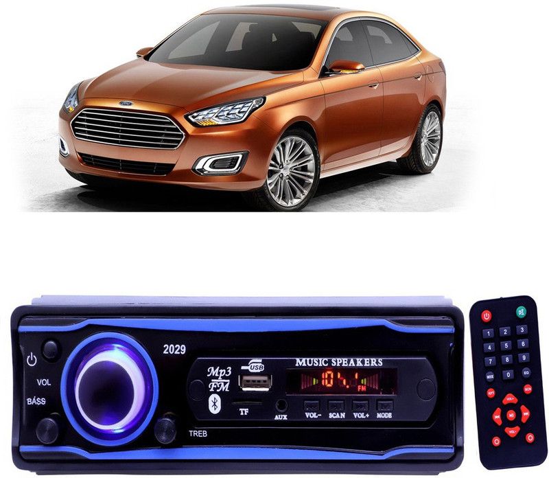 Genipap Blue 2029 USB/AUX/SD/BLUETOOTH/FM/MP3 BOOM MASTER STANDARD- G 128 Car Stereo  (Single Din)