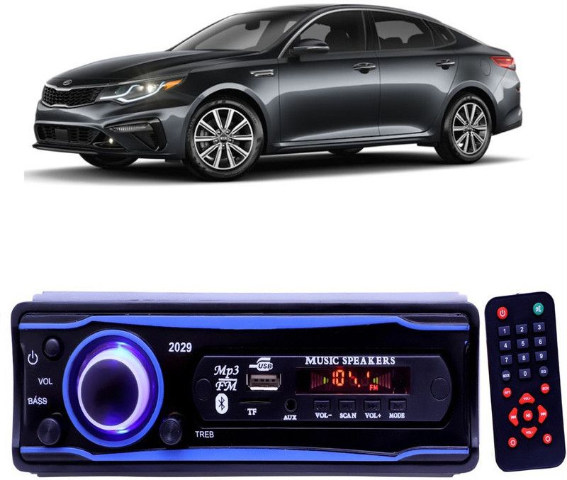 Purpleheart Blue 2029 USB/AUX/SD/BLUETOOTH/FM/MP3 BOOM MASTER STANDARD- P232 Car Stereo  (Single Din)