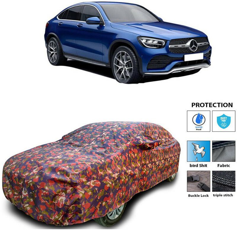 AutoTiger Car Cover For Mercedes Benz GLC Coupe (With Mirror Pockets)  (Multicolor)
