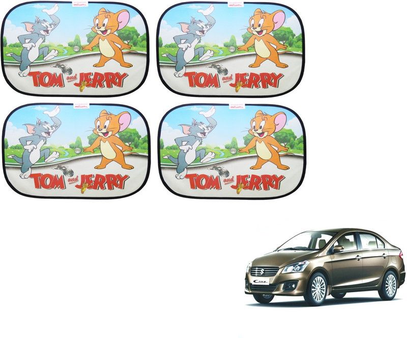 AUTYLE Side Window, Rear Window Sun Shade For Maruti Suzuki Ciaz  (Multicolor)