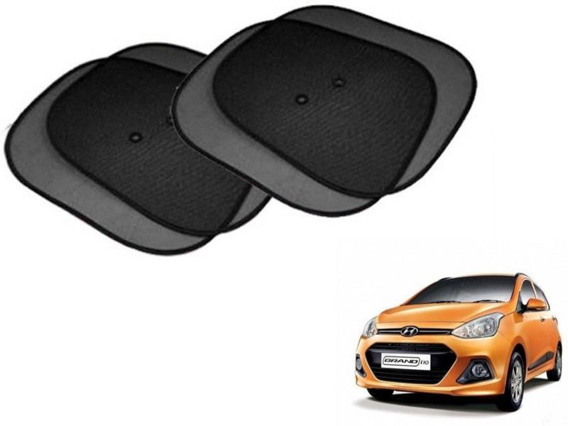 MOCKHE Side Window Sun Shade For Hyundai Grand i10  (Black)