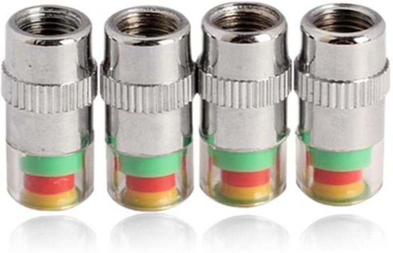AUTO PEARL Iron Tyre Valve Cap for Bike  (Round)