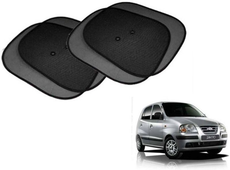 MOCKHE Side Window Sun Shade For Hyundai Santro  (Black)