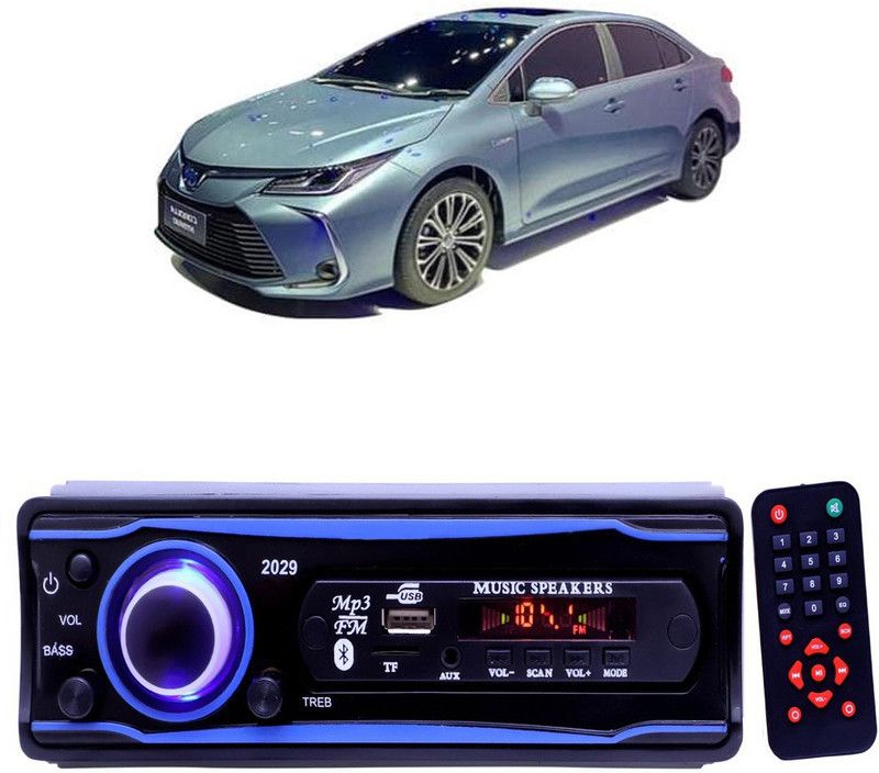 Purpleheart Blue 2029 USB/AUX/SD/BLUETOOTH/FM/MP3 BOOM MASTER STANDARD- P572 Car Stereo  (Single Din)