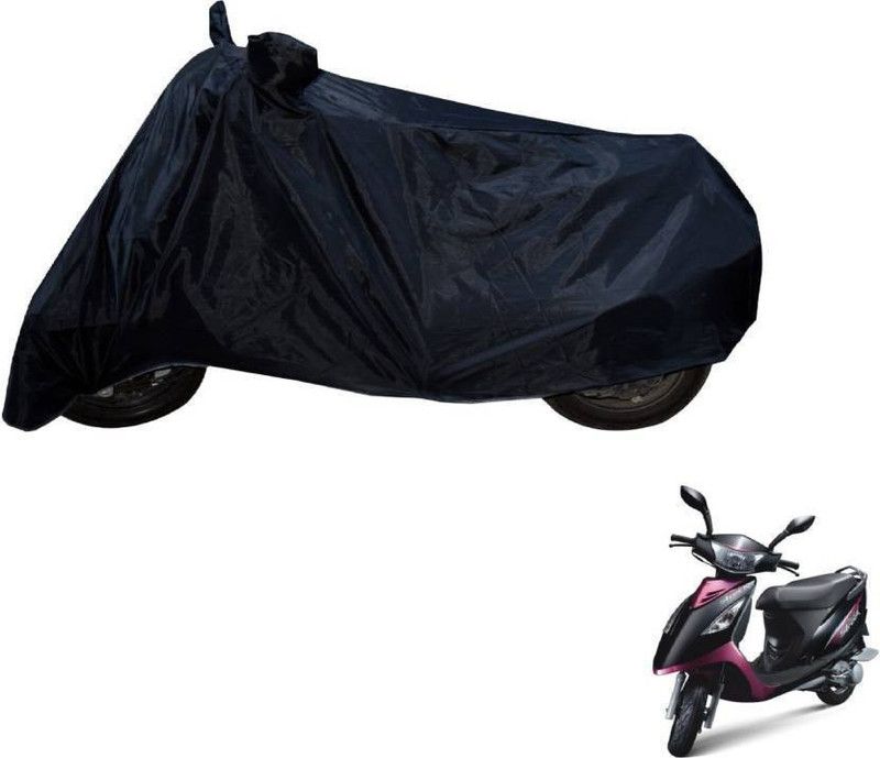 THE REAL ARV Two Wheeler Cover for TVS  (Streek, Black)