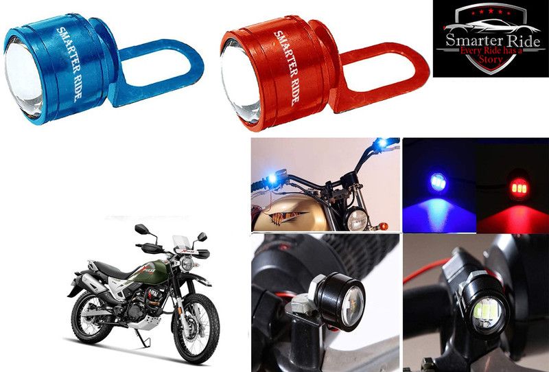 SMARTER RIDE Led Strobe Warning Brake Light for Hero XPulse 200 License Plate Light Motorbike LED for Hero (12 V, 4 W)  (Universal For Bike, Pack of 2)
