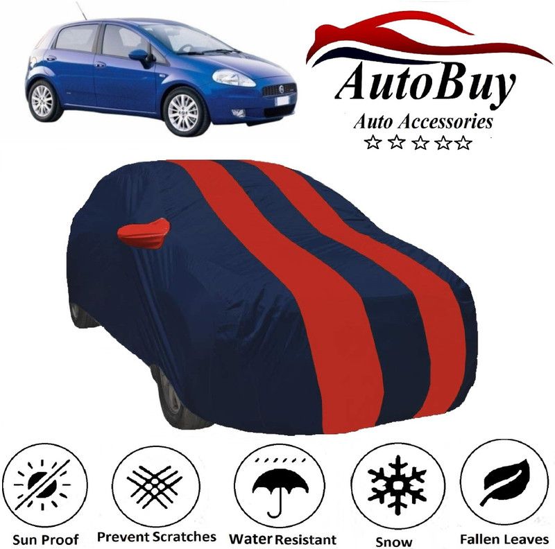 AutoBuy Car Cover For Mahindra e2o (With Mirror Pockets)  (Multicolor)