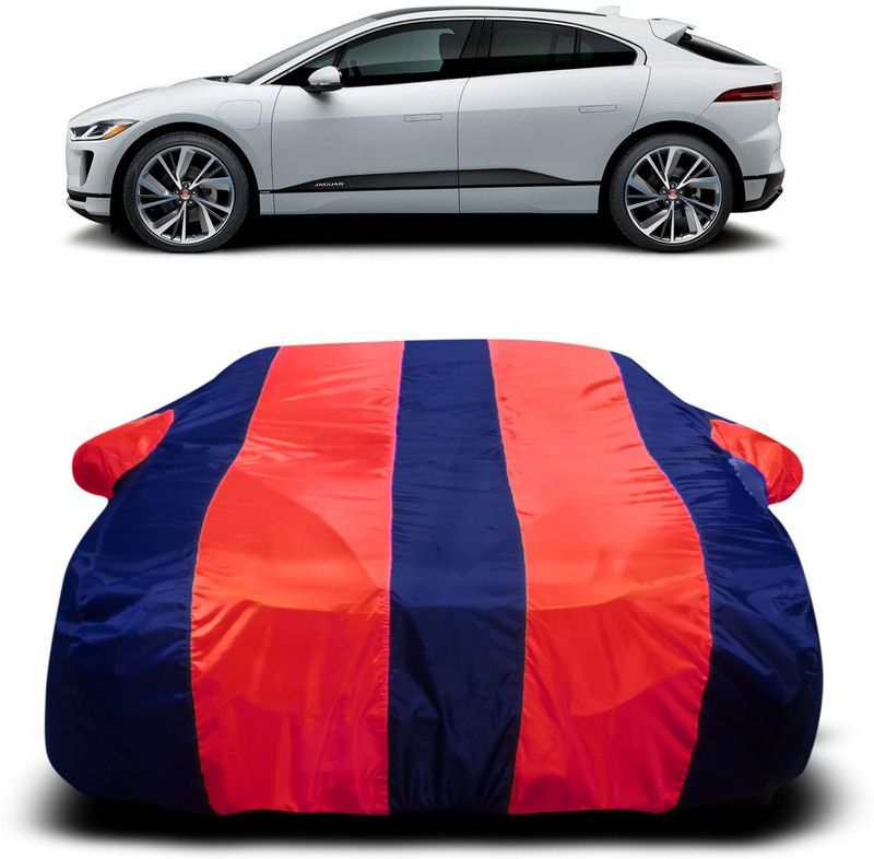 Genipap Car Cover For Jaguar I-Pace (With Mirror Pockets)  (Red, Blue)