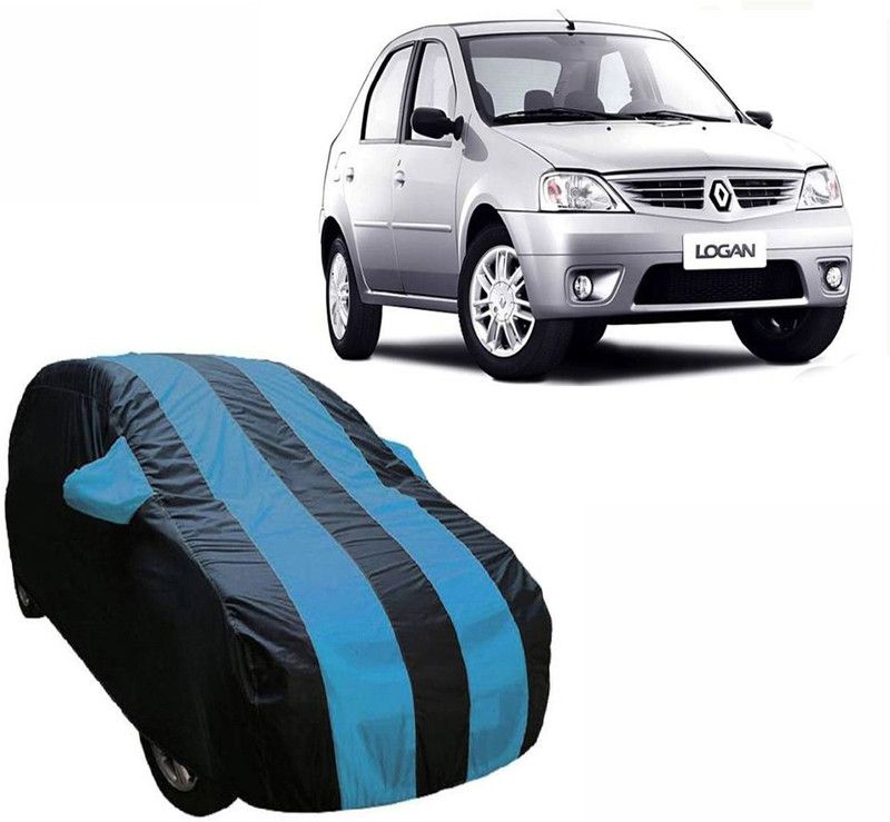 ABS AUTO TREND Car Cover For Renault Kwid (With Mirror Pockets)  (Blue, Multicolor)