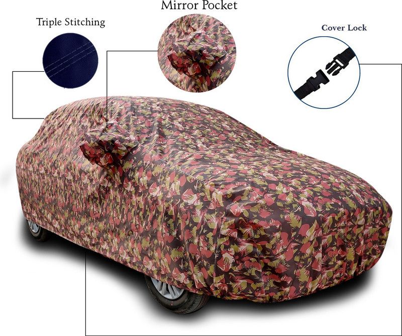 MoTRoX Car Cover For Maruti Suzuki Eeco (With Mirror Pockets)  (Brown)
