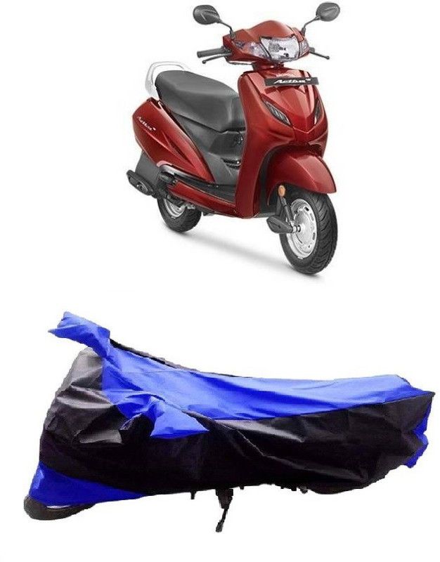 TGP GROUP Waterproof Two Wheeler Cover for Honda  (Activa, Black, Blue)