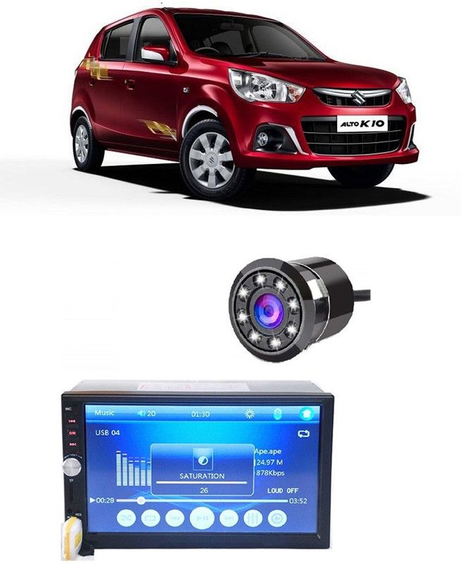 JBRIDERZ FIX BT SCREEN WITH LED CAMERA FOR ALL CARS G 313 Car Stereo  (Double Din)