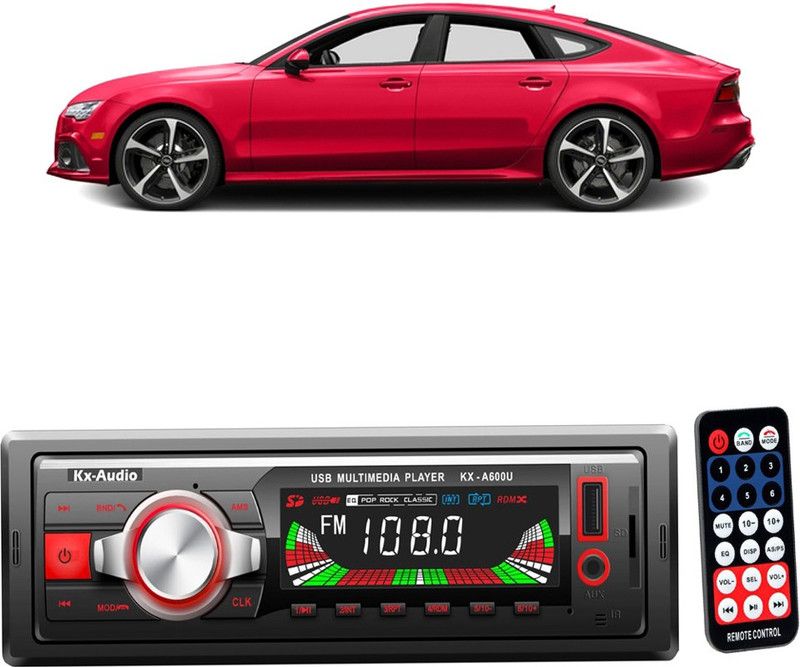 JBRIDERZ KX-A600U BLUETOOTH/USB/SD/AUX/FM/MP3 with Phone Caller Id Receiver JB-335 Car Stereo  (Single Din)