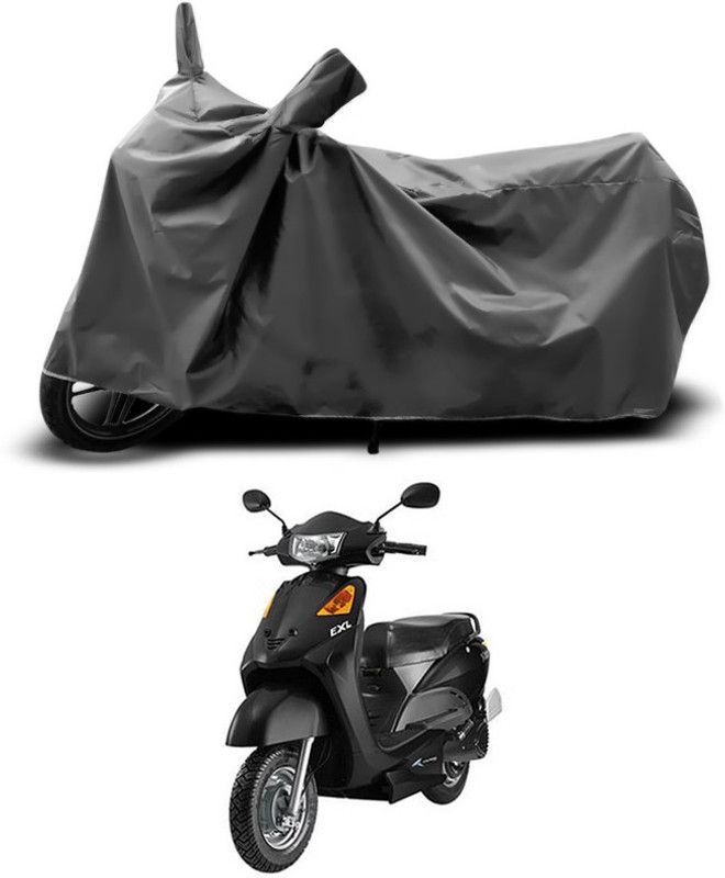 SEBOMGO Waterproof Two Wheeler Cover for Indus  (Yo EXL, Grey)