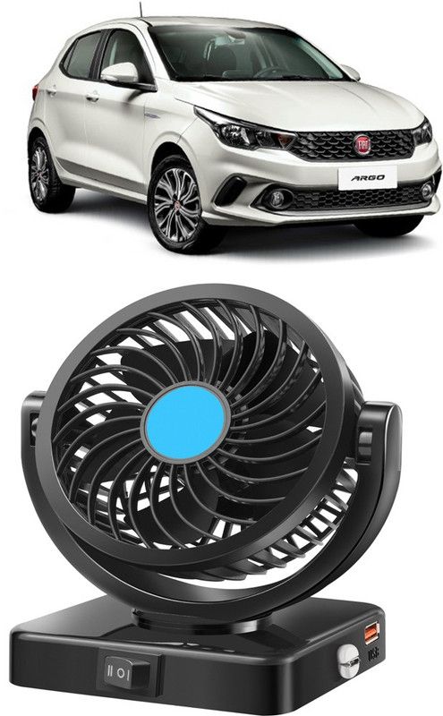 Enfield Works Car Fan With USB Charging 360 Degree Rotatable Fan-B-104 Car Interior Fan  (12 V)