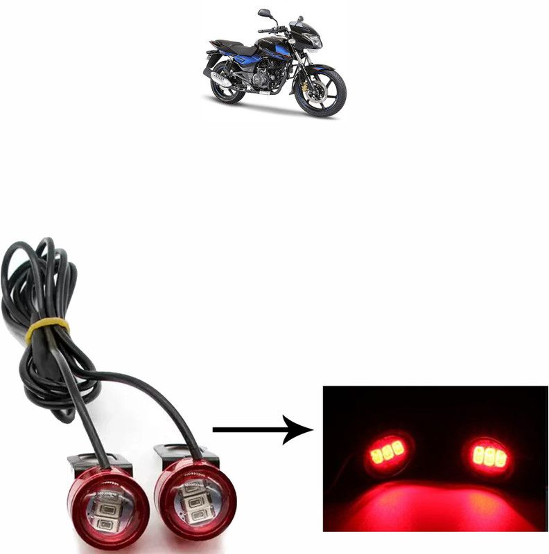 Vagary WATERPROOF BLINKING LIGHT WITH 3 MODES-106 Brake Light, Tail Light, License Plate Light, Parking Light Motorbike LED for Bajaj (12 V, 10 W)  (Pulsar 150 DTS-i, Pack of 2)