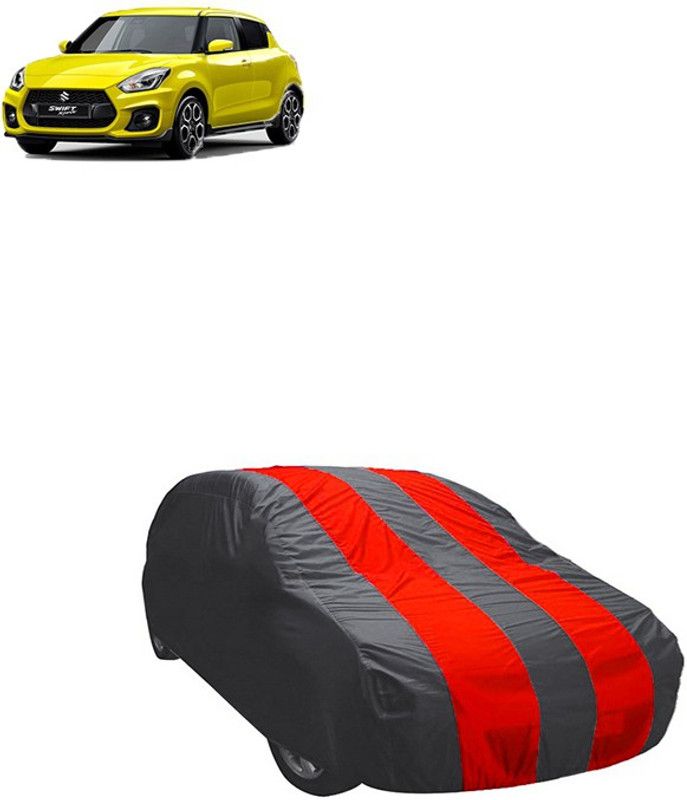 Kuchipudi Car Cover For Maruti Suzuki Universal For Car (Without Mirror Pockets)  (Maroon, Grey, For 2005, 2006, 2007, 2008, 2009, 2010, 2011, 2012, 2013, 2014, 2015, 2016, 2017, 2018, 2019, NA Models)