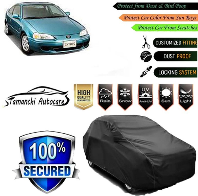 Tamanchi Autocare Car Cover For Toyota Cynos  (Black)