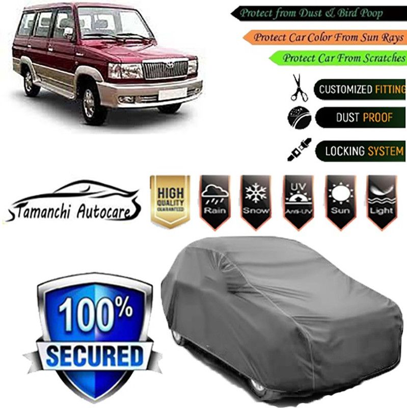Tamanchi Autocare Car Cover For Toyota Qualis  (Grey)