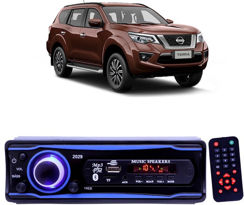 YUNEIK Blue Stereo-999 BLUETOOTH/USB/SD/AUX/FM/MP3 (BLUE & Black)Y-453 Car Stereo  (Single Din)