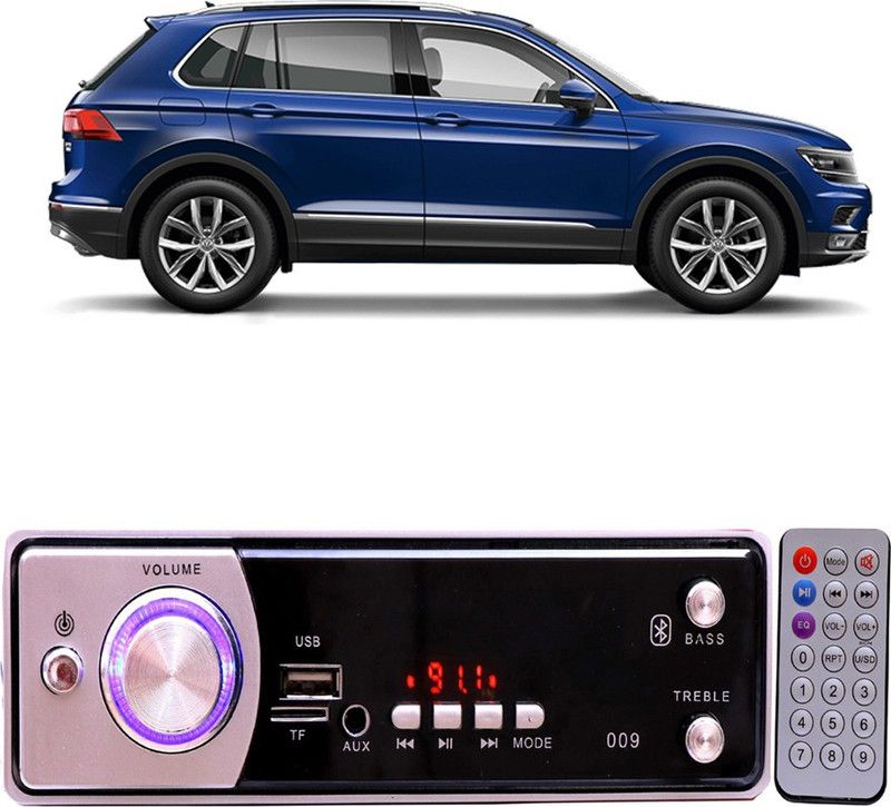 Purpleheart Silver009 BLUETOOTH/USB/SD/AUX/FM/MP3 Car Stereo ( Single Din) P-616 Car Stereo  (Single Din)