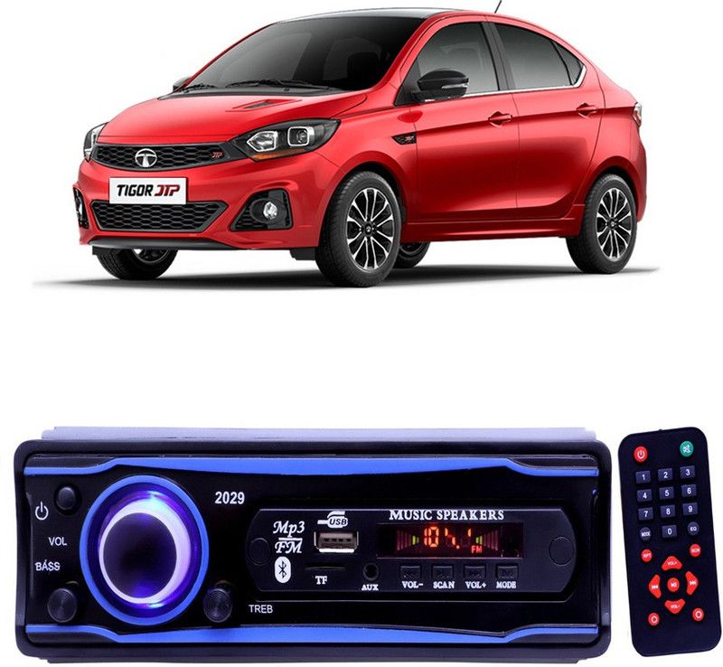 YUNEIK Blue 2029 USB/AUX/SD/BLUETOOTH/FM/MP3 BOOM MASTER STANDARD- Y 557 Car Stereo  (Single Din)