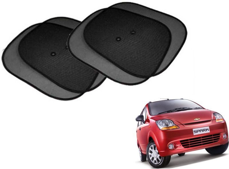 MOCKHE Side Window Sun Shade For Chevrolet Spark  (Black)