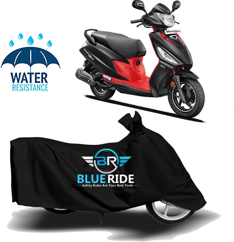 BLUERIDE Two Wheeler Cover for Hero  (MotoCorp Maestro Edge 125, Black)