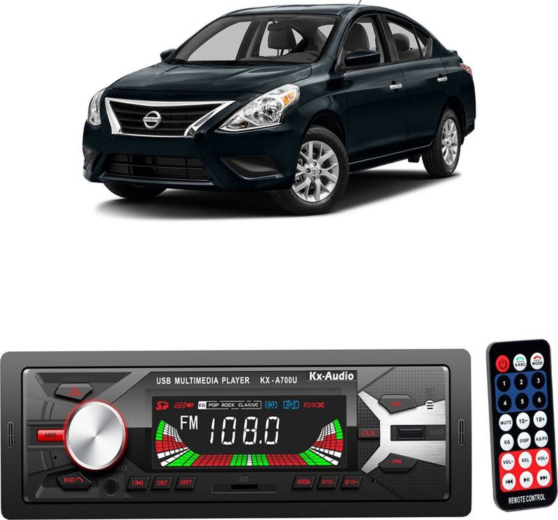 JBRIDERZ KX-A700U BLUETOOTH/USB/SD/AUX/FM/MP3 with Phone Caller Id Receiver B 456 Car Stereo  (Single Din)