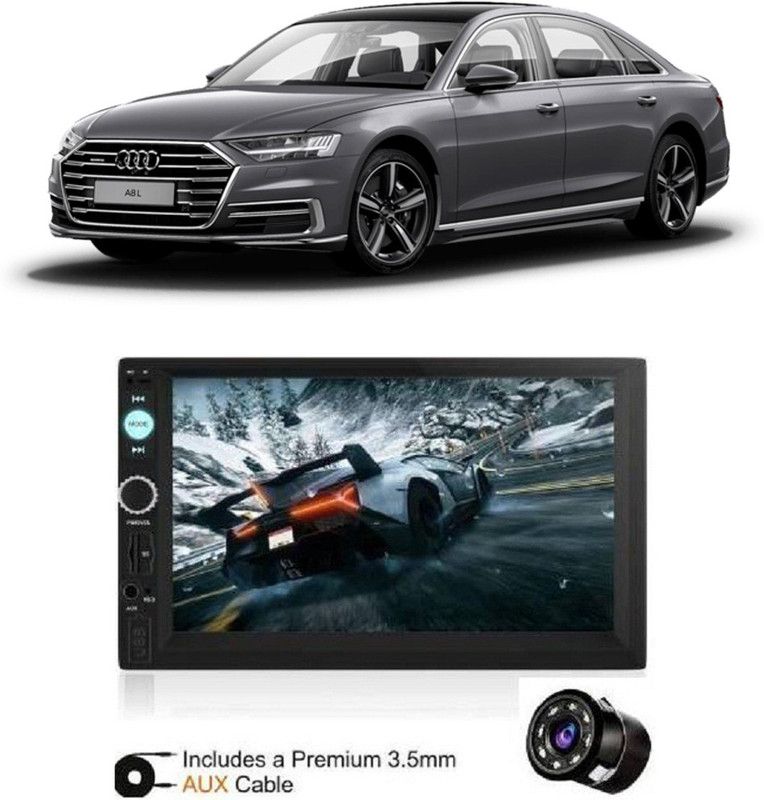 Dvis 7Inch HD DoubleDin TouchScreen with Rear View Camera Support With Camera D-148 Car Stereo  (Double Din)