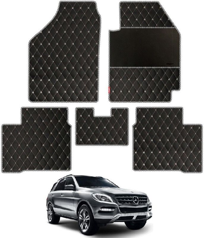 elegant Leatherite Standard Mat For Mercedes Benz ML350  (Black, White)