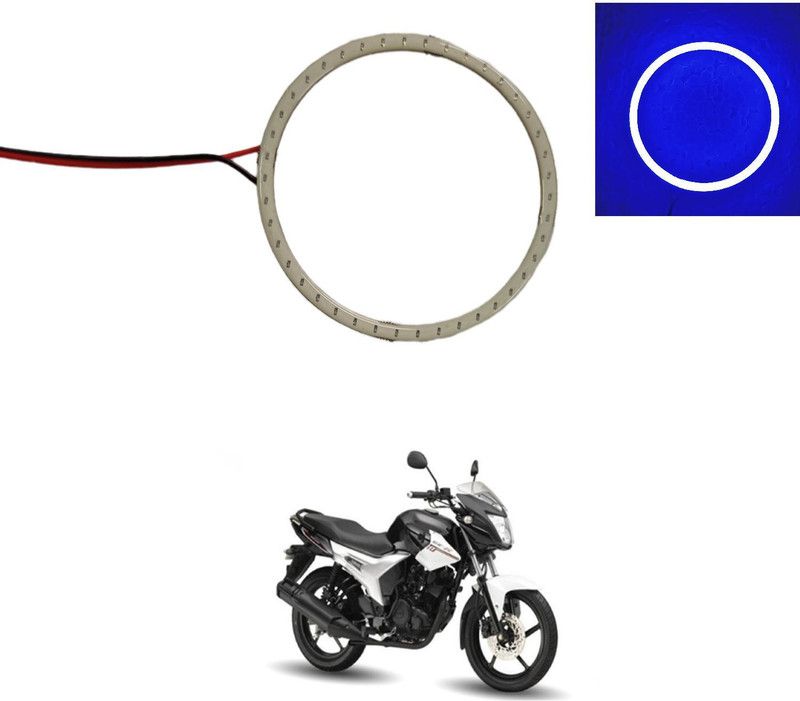 PRTEK 70mm COB Led Angel Eyes Headlight Halo Ring Warning Lamp 159 Projector Lens