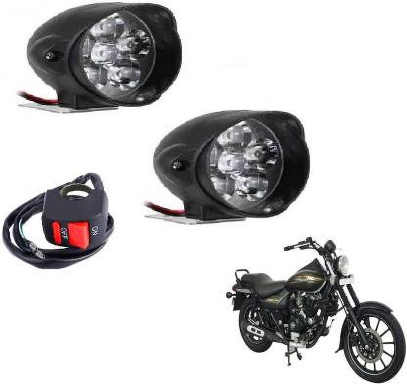 RA ACCESSORIES LED Fog Lamp Unit for Hero, Yamaha Micra Active, Universal For Car