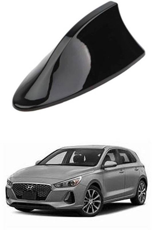 FKOK Car Shark Fin Antenna (Black) For Elantra Satellite Vehicle Antenna