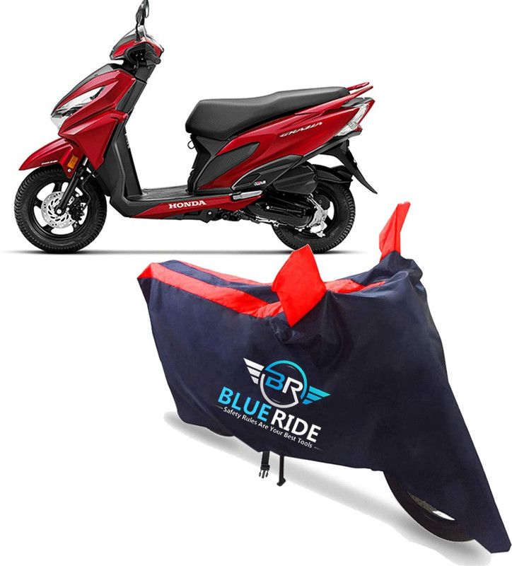 BLUERIDE Two Wheeler Cover for Honda  (Grazia, Red)