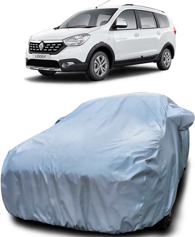 AutoBurn Car Cover For Renault Lodgy (With Mirror Pockets)  (Silver)