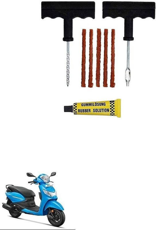 AS TRADERS Tubeless Tyre Puncture Repair Kit for Hero Pleasure Tubeless Tyre Puncture Repair Kit