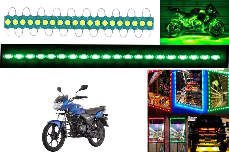 SHOP4U Green LED Module Waterproof Lights for Bajaj Discover 110 Back Up Lamp, Brake Light, Dash Light, Interior Light, License Plate Light, Parking Light Motorbike LED for Bajaj (12 V, 15 W)  (Discovery Sport, Pack of 20)