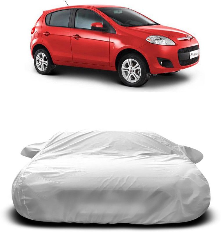 Ascension Car Cover For Fiat Palio (With Mirror Pockets)  (White)