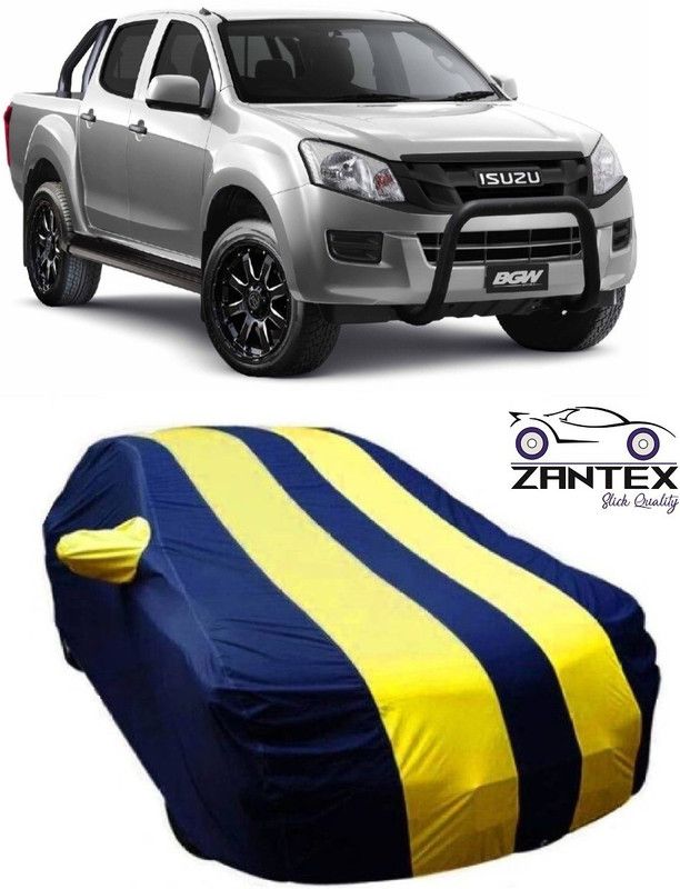 ZANTEX Car Cover For Isuzu Rhino (With Mirror Pockets)  (Blue, Yellow)