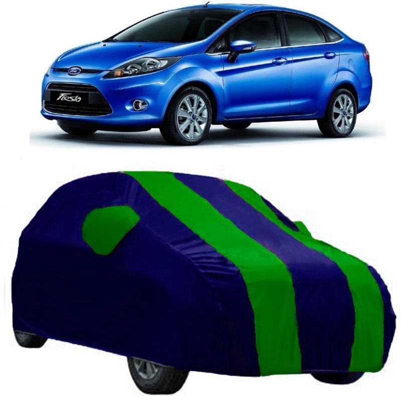 AutoKick Car Cover For Ford Fiesta Classic (With Mirror Pockets)  (Green)