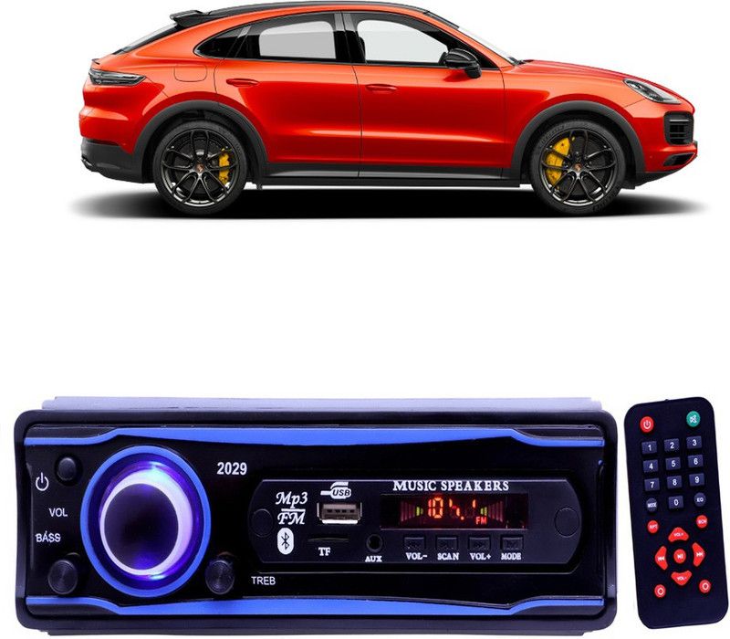 YUNEIK Blue 2029 USB/AUX/SD/BLUETOOTH/FM/MP3 BOOM MASTER STANDARD- Y 463 Car Stereo  (Single Din)