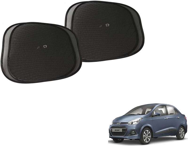 AUTYLE Side Window, Rear Window Sun Shade For Hyundai Xcent  (Black)