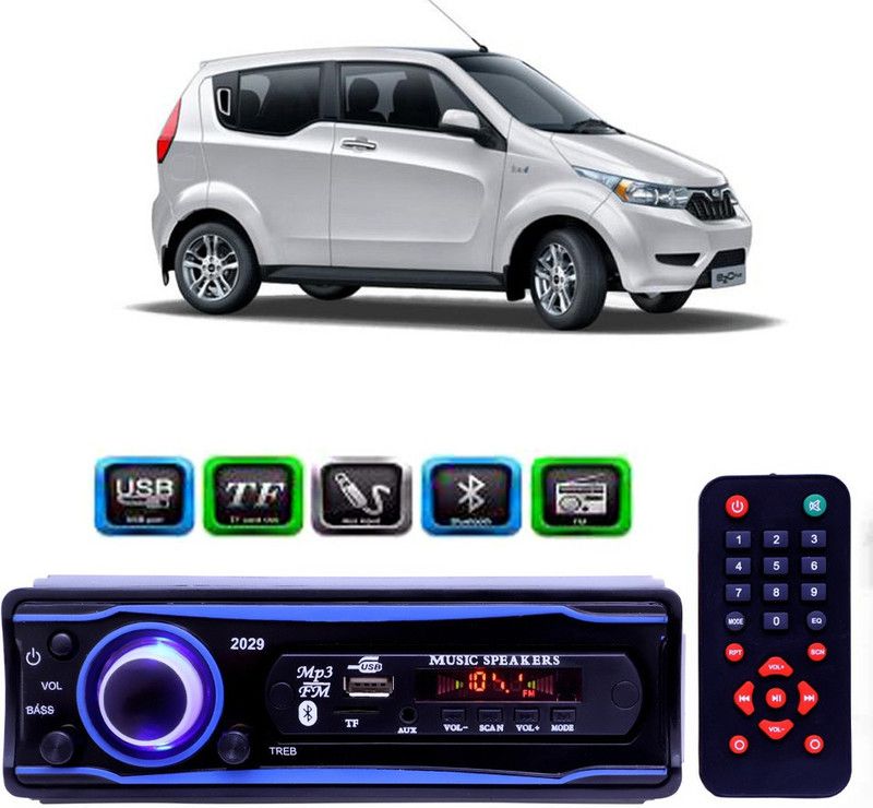 Genipap STEREO-999 BLUETOOTH/USB/SD/AUX/FM/MP3 (BLUE & Black)-262 Car Stereo  (Single Din)