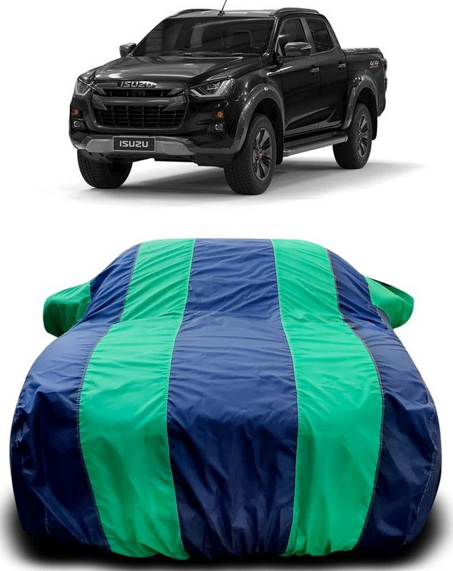 Ascension Car Cover For Isuzu D-MAX V-Cross (With Mirror Pockets)  (Green, Blue)