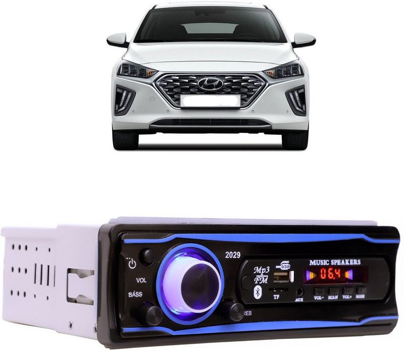 Bluedrum Blue Stereo-999 BLUETOOTH/USB/SD/AUX/FM/MP3 (BLUE & Black)-189 Car Stereo  (Single Din)