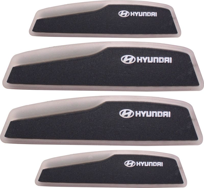 ASRYD Rubber Car Door Guard  (Black, Pack of 4, Hyundai, i10, i20, Creta, Verna, Venue E 1.4 CRDi, Grand i10, Aura S, Santro)