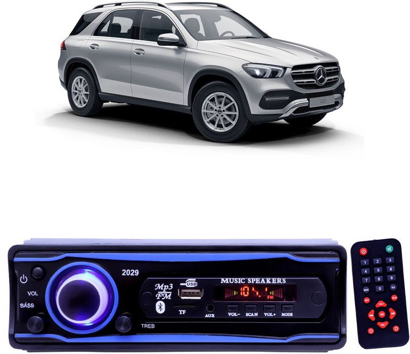 EverLand Blue 2029 USB/AUX/SD/BLUETOOTH/FM/MP3 BOOM MASTER STANDARD- E 394 Car Stereo  (Single Din)