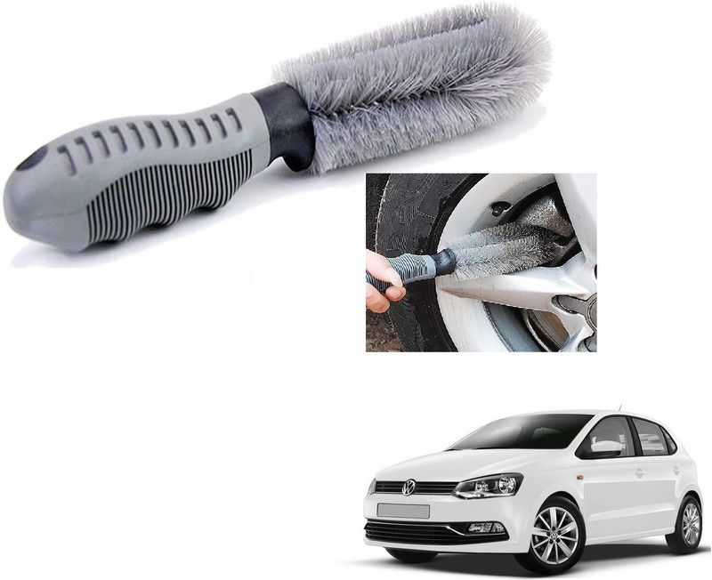 AuTO ADDiCT CAR ALLOY WHEEL CLEANER BRUSH TYRE RIM FOR VOLKSWAGEN Polo Exquisite 100 g Wheel Tire Cleaner  (Pack of 1)
